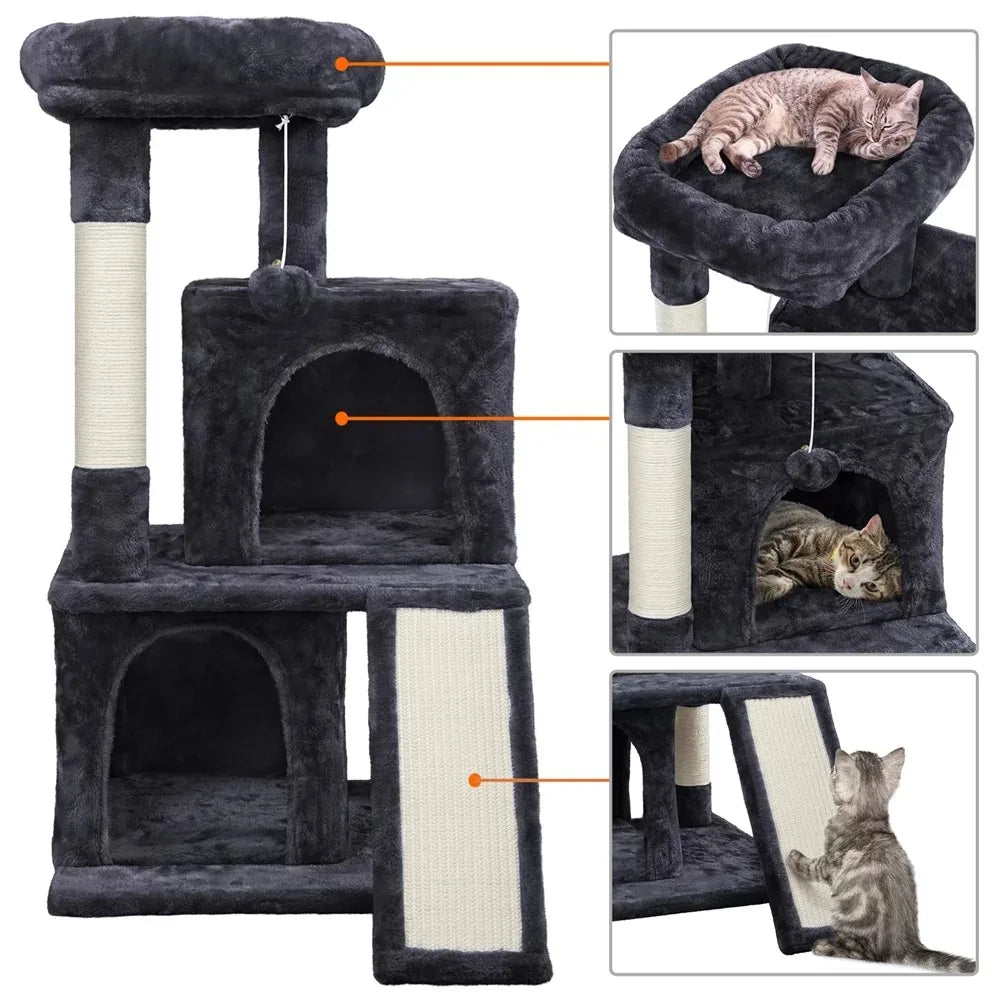 Cat Tree and Scratching Post Tower