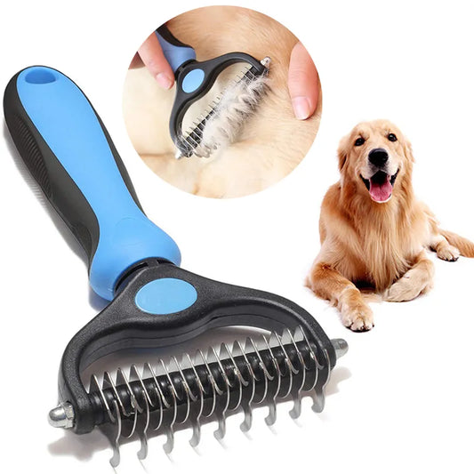 Professional Pet Deshedding Brush Dog Hair