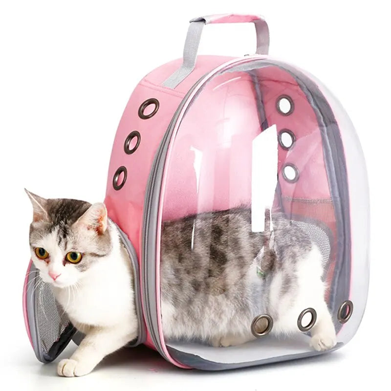 Cat Pet Carrier Backpack Transparent Capsule Bubble